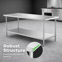 Modular Systems WB7-1800/A Stainless Steel Workbench