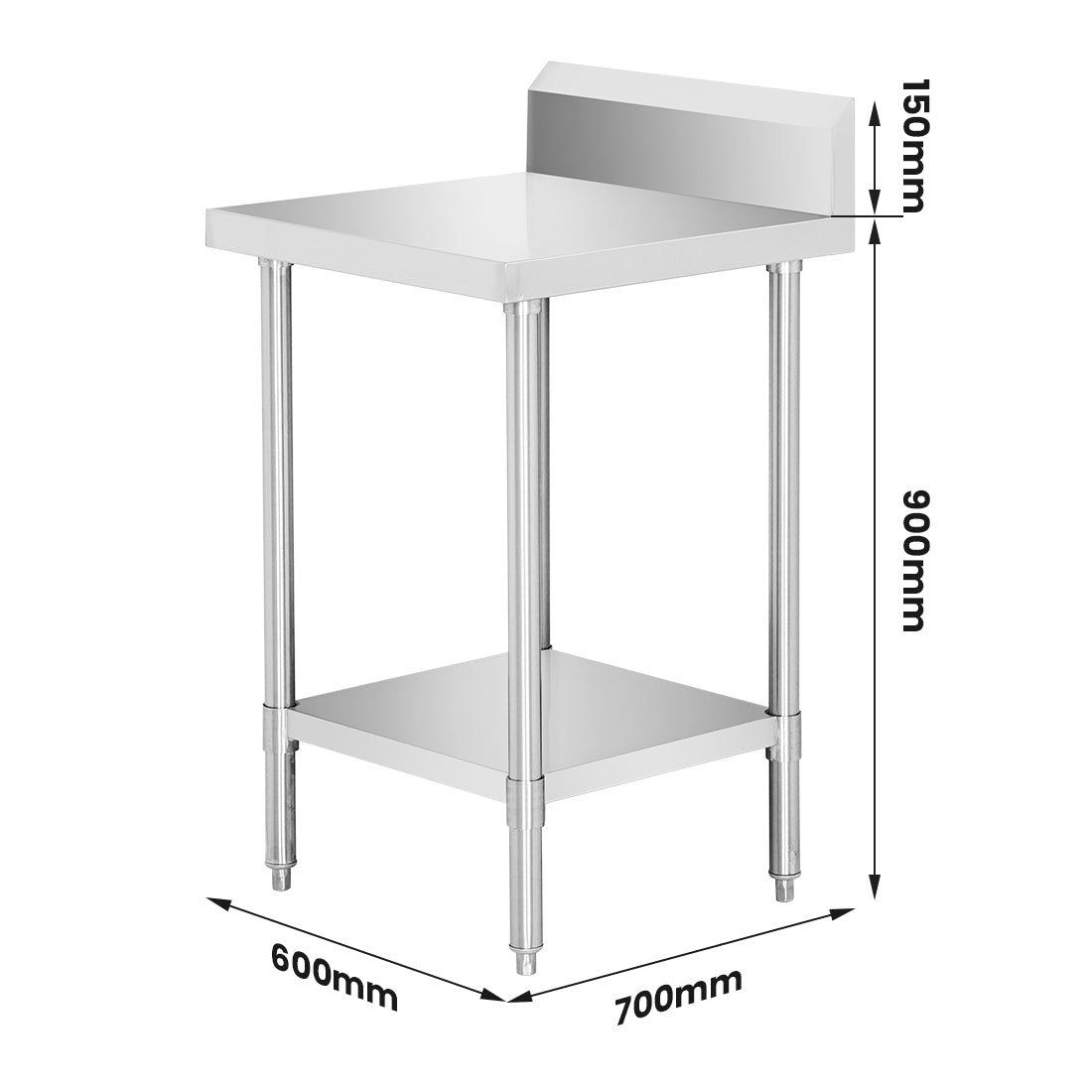 Modular Systems WBB7-0600/A Workbench with Splashback