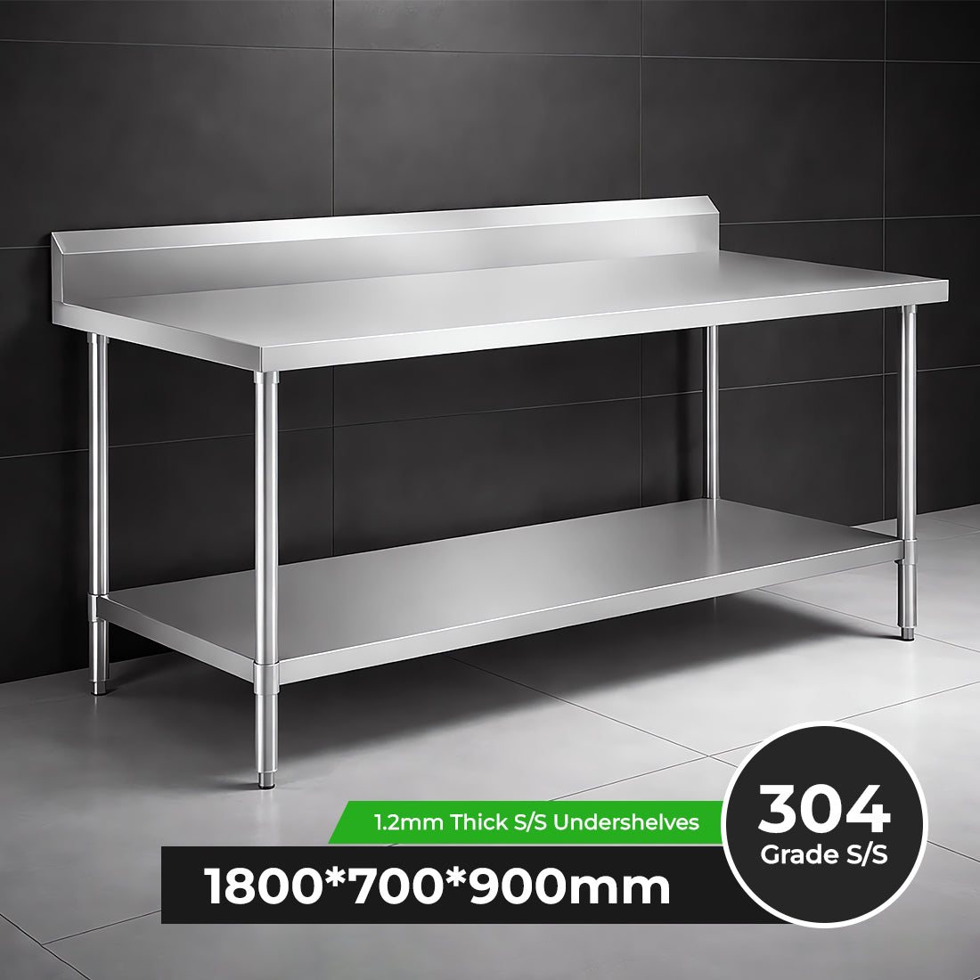 Modular Systems WBB7-1800/A Workbench with Splashback