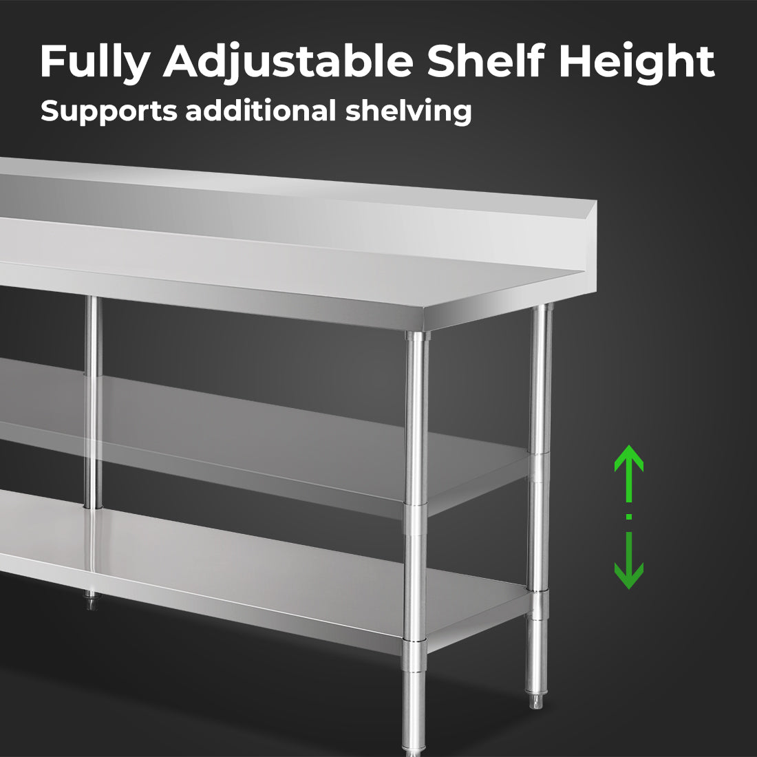 Modular Systems WBB6-2400/A Workbench with Splashback