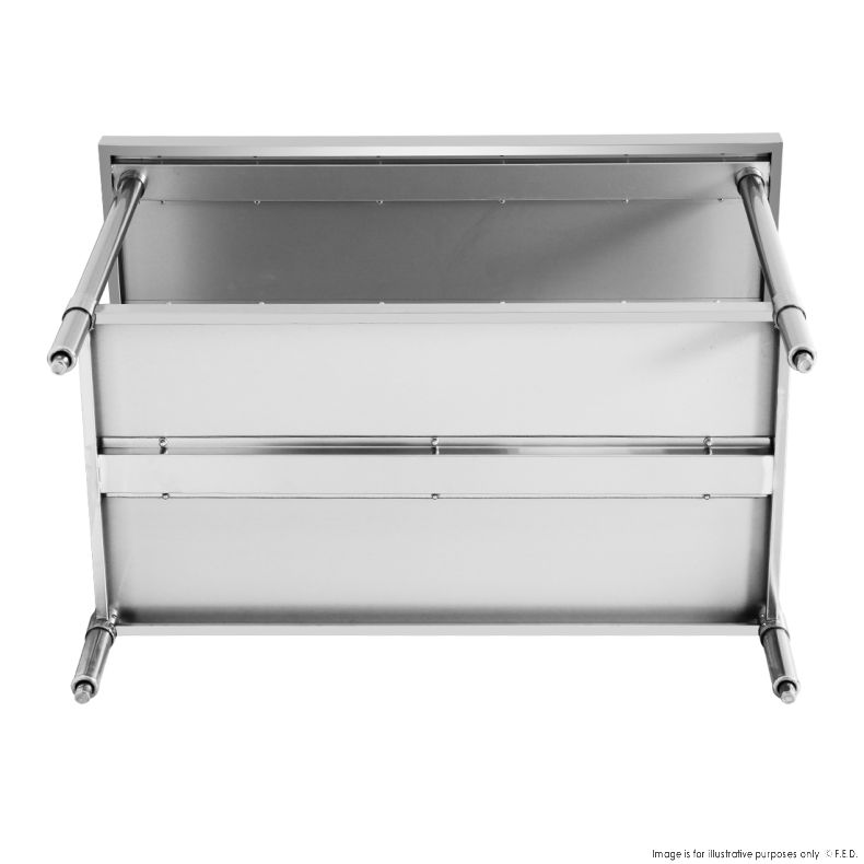 Modular Systems 304 Grade Workbench With Splashback WBB7-0800/A