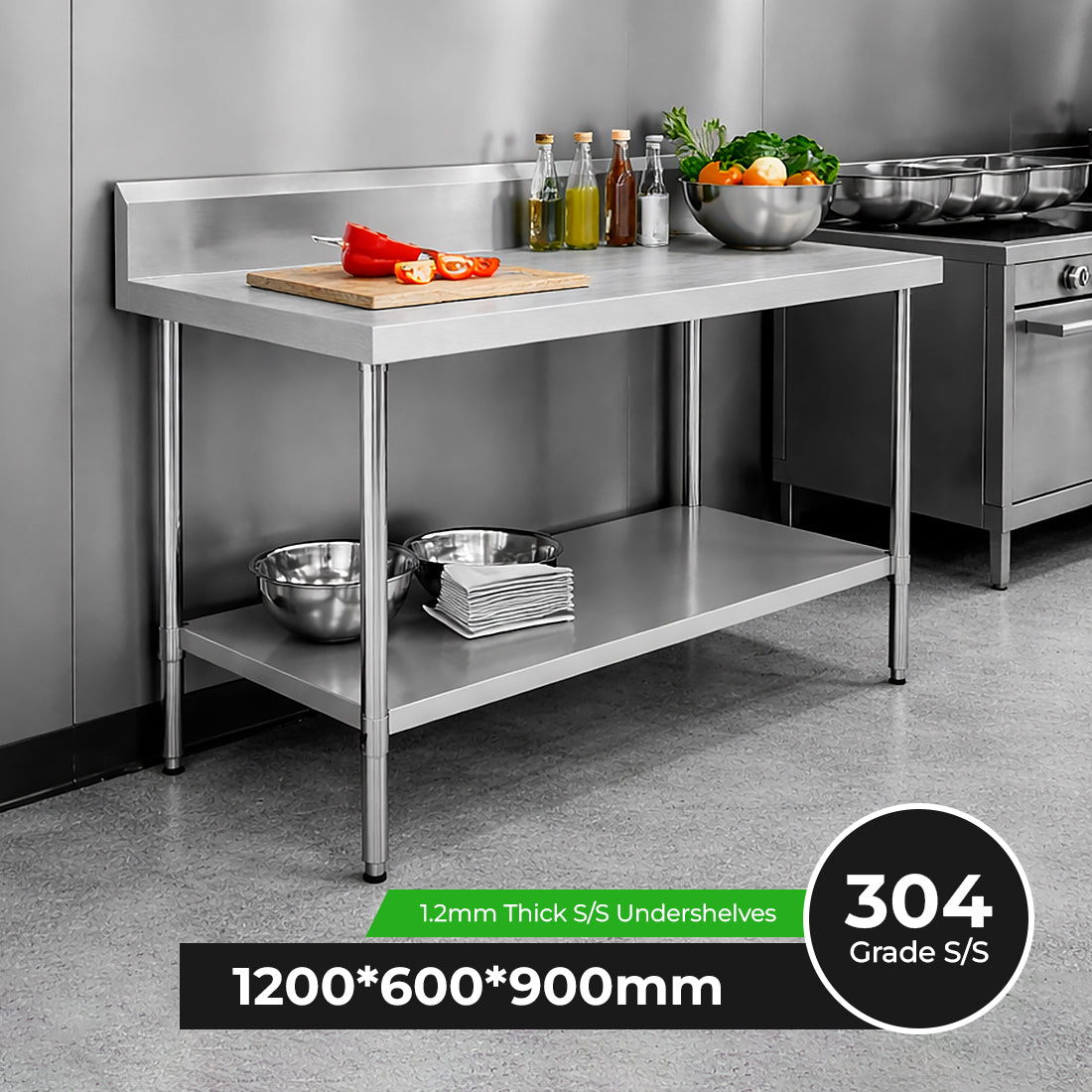 Modular Systems WBB6-1200/A Workbench with Splashback