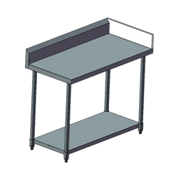 Modular Systems WBB7-SB Splashback Extension for Premium 700 Series Bench