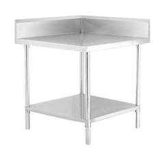 Modular Systems WBCB7-0700/A Corner Workbench,150mm Splashback & Undershelf