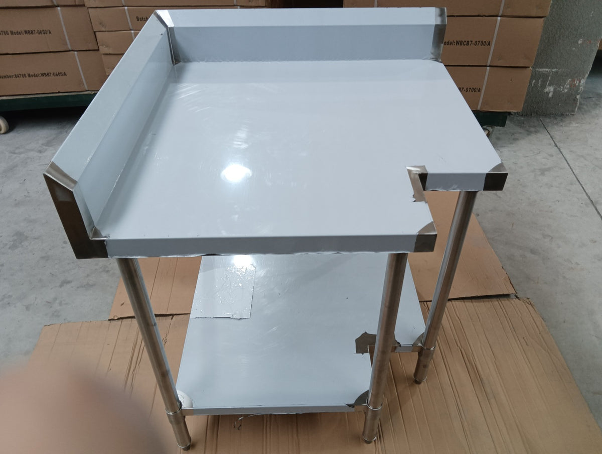 Modular Systems WBCB7-0900/A Corner Workbench, 150mm Splashback & Undershelf