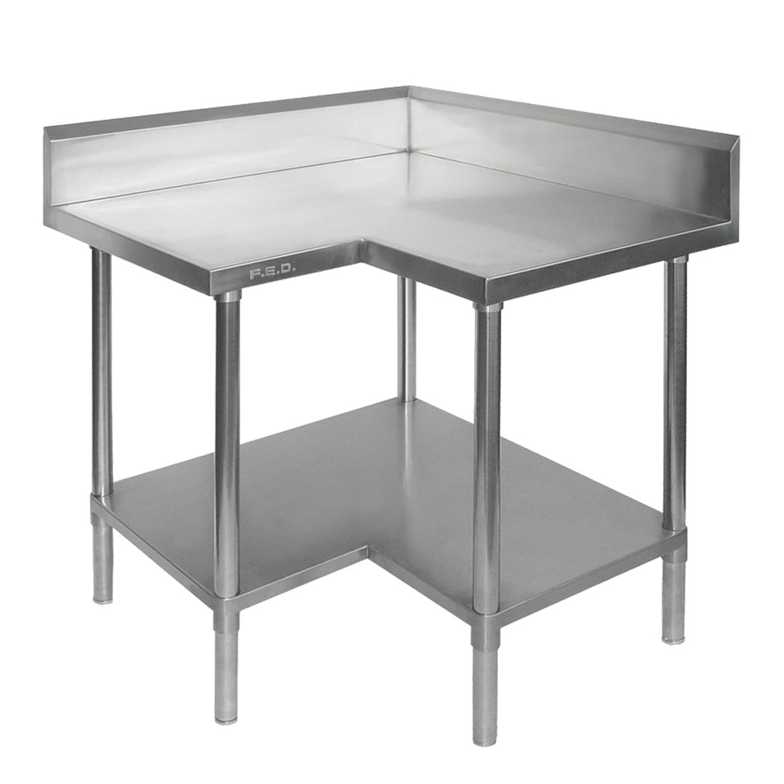 Modular Systems WBCB7-0900/A Corner Workbench, 150mm Splashback & Undershelf