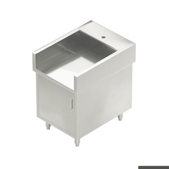 Modular System Single Door Stainless Steel Cabinet with Splash Guard - WCB8-0600