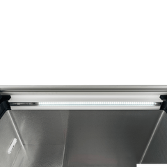 Thermaster 396L Chest Freezer With Flat Glass Sliding Lids WD396G