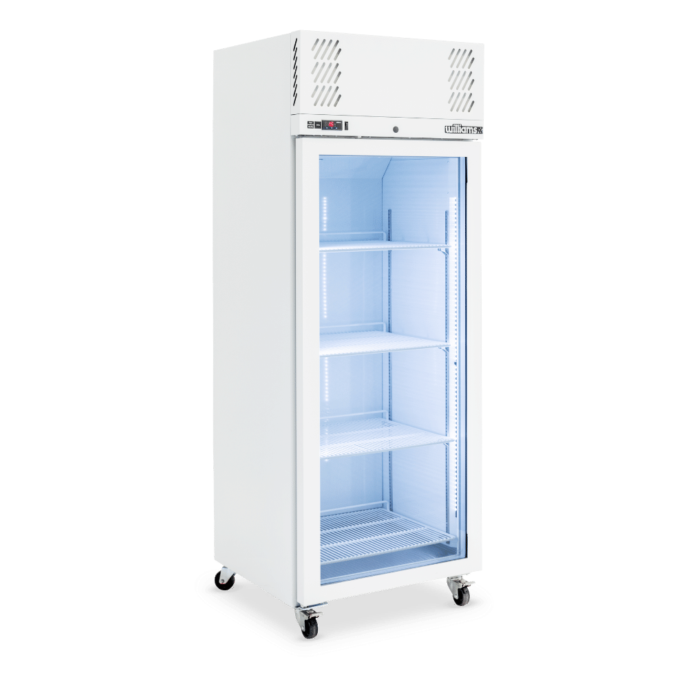 Williams Pearl  - One Door White Colorbond Upright Display Refrigerator - HP1GW-WR