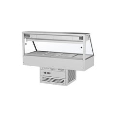 Woodson 4 Module Straight Glass Cold Food Display W.CFS24