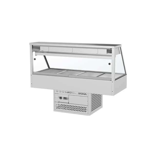 Woodson 4 Module Straight Glass Cold Food Display W.CFS24