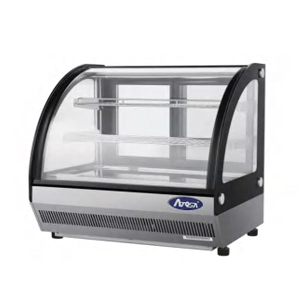 Atosa Bentchtop Curve Cake Showcase Display Fridge 915mm 160L