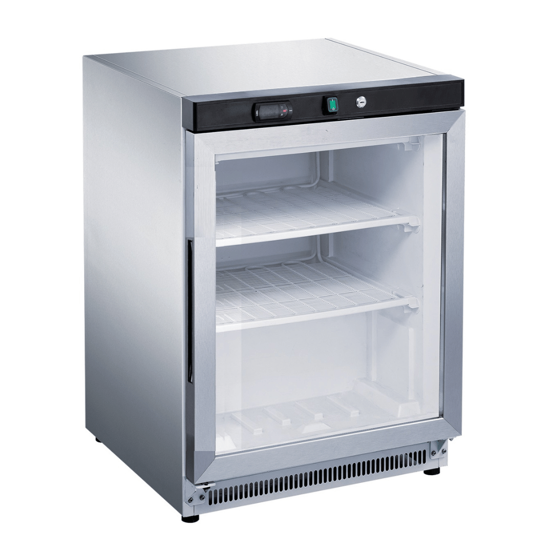 FED-X  Stainless Steel Upright Static Display Freezer XF200SG