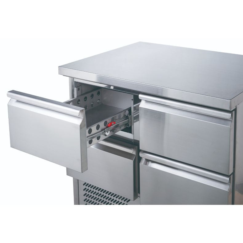 FED-X Six Drawer Compact Workbench Fridge XGNS1300-6D