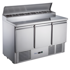 FED-X Three Door Salad Prep Fridge XGNS1300D
