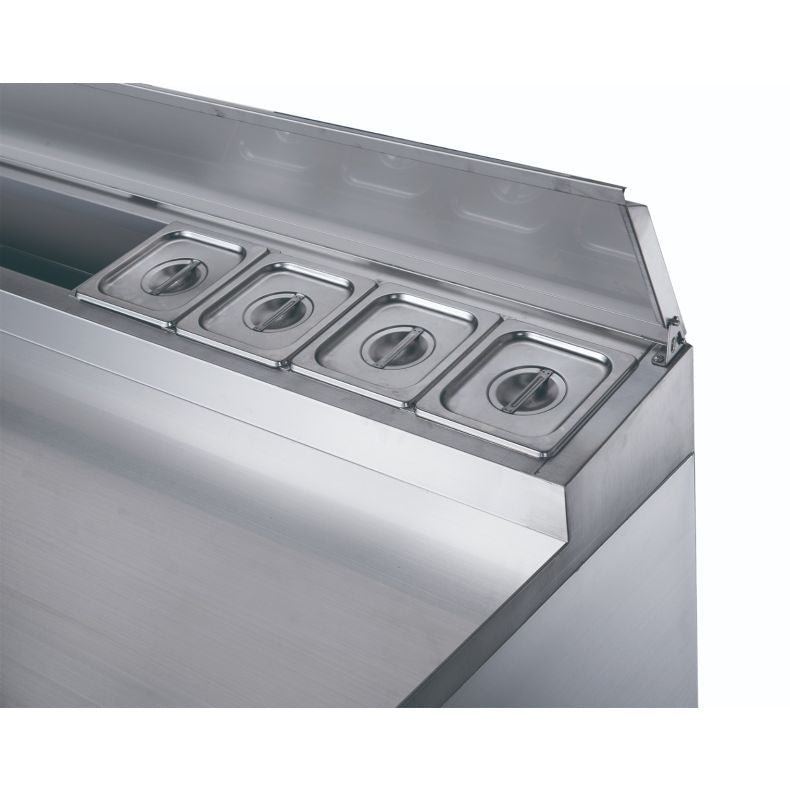 FED-X Three Door Salad Prep Fridge XGNS1300D