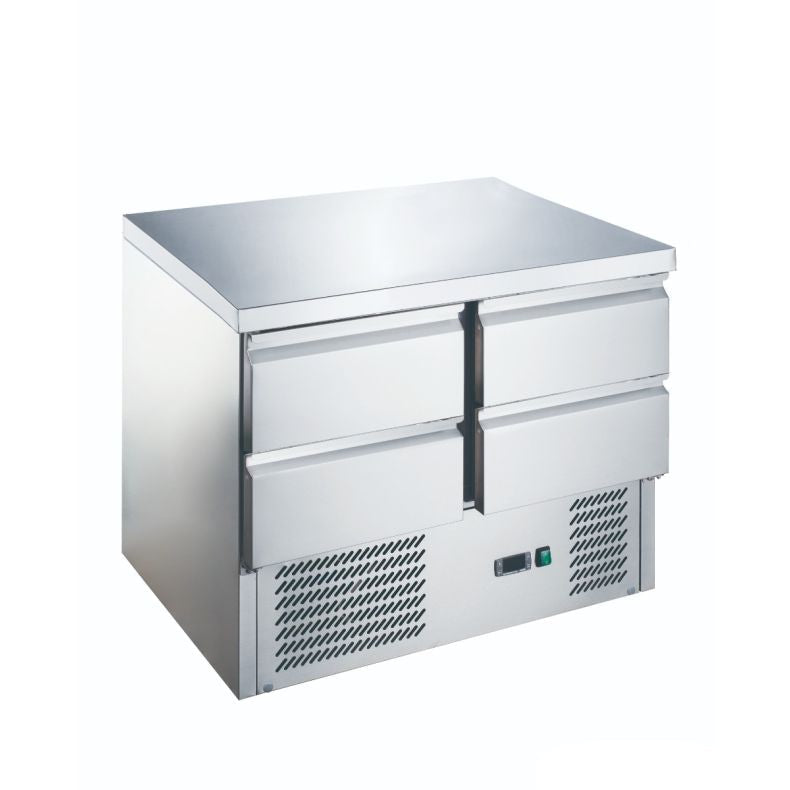 FED-X Four Drawer Compact Workbench Fridge XGNS900-4D