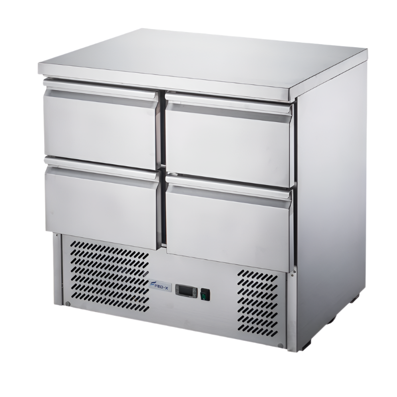 FED-X Four Drawer Compact Workbench Fridge XGNS900-4D