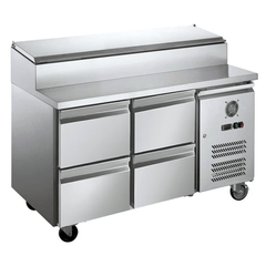 FED-X S/S Four Drawer Sandwich Counter XSS7C13S2V-4D