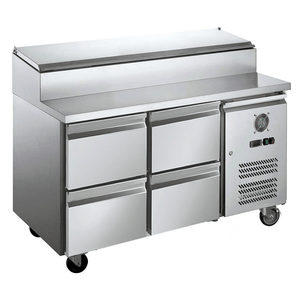 FED-X S/S Four Drawer Sandwich Counter XSS7C13S2V-4D