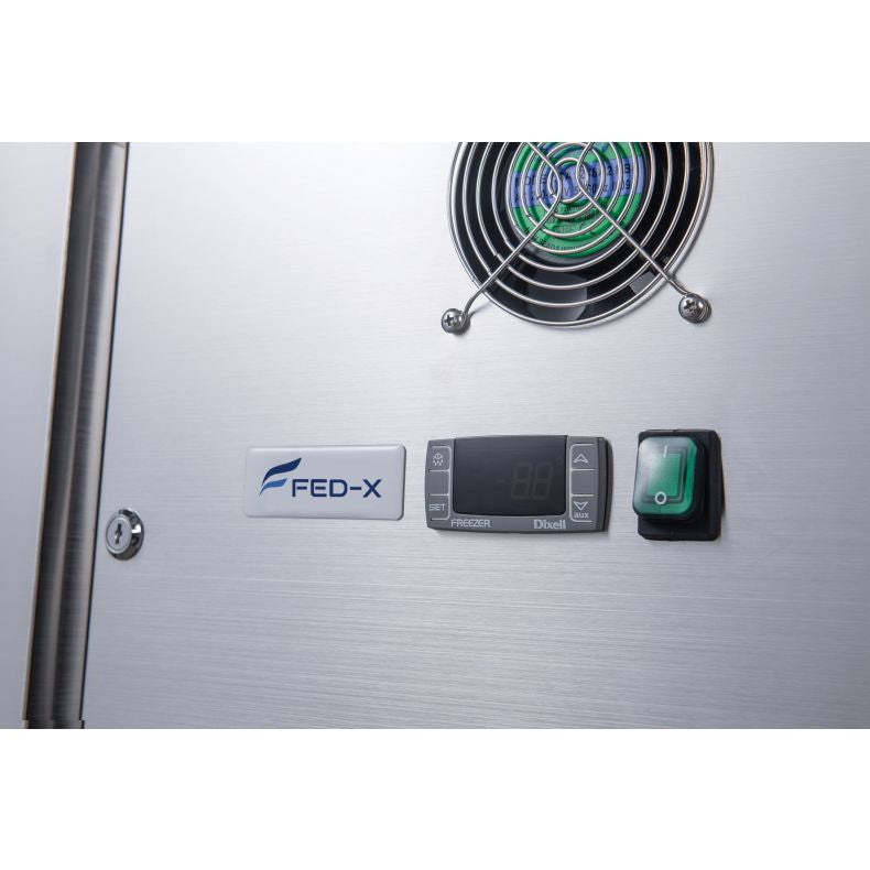 FED-X S/S Two Door Bench Freezer XUB6F13S2V