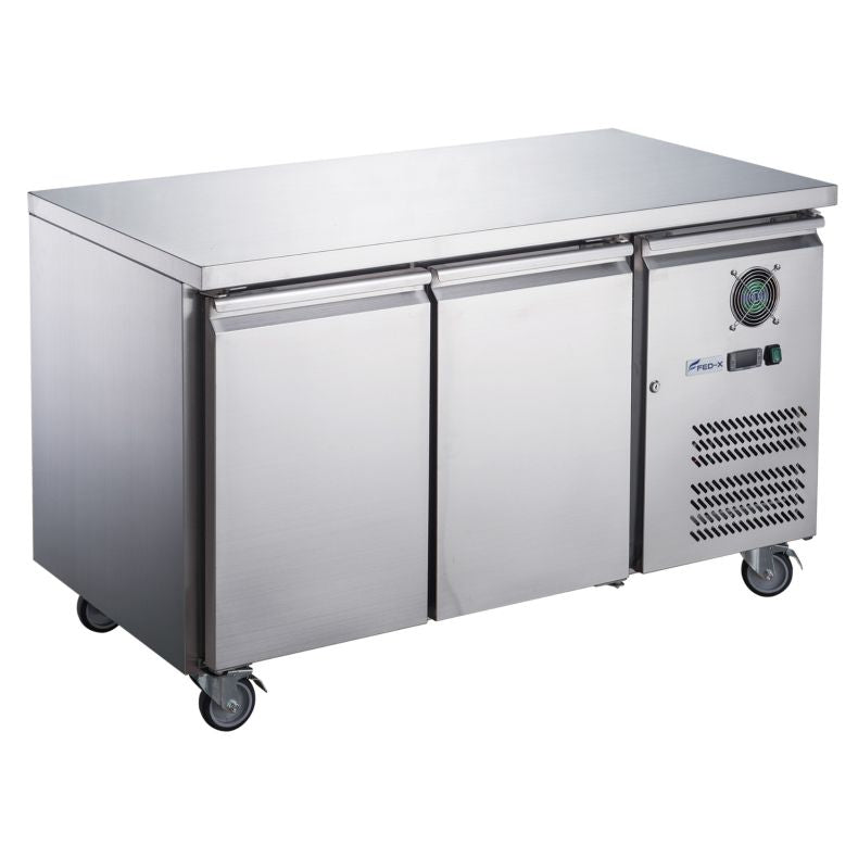 FED-X S/S Two Door Bench Fridge XUB7C13S2V