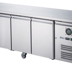 FED-X S/S Four Door Bench Fridge XUB7C22S4V