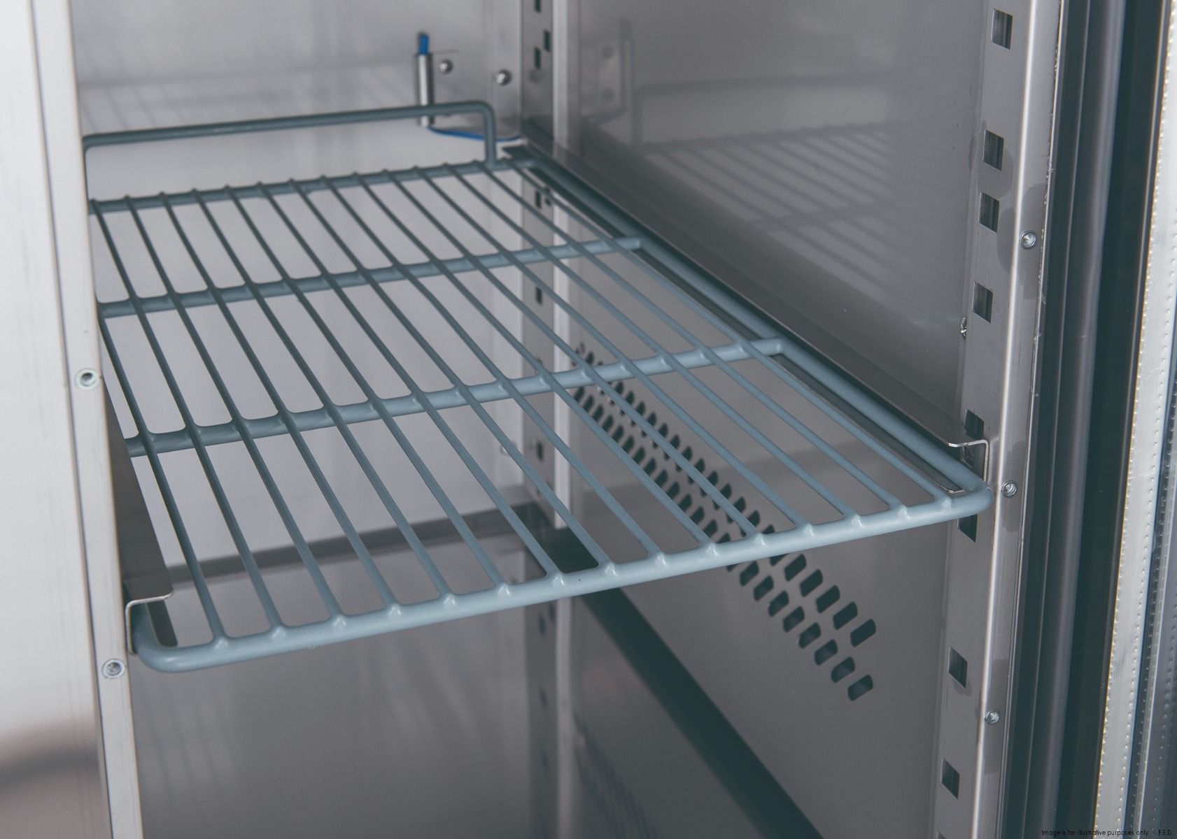 FED-X S/S Four Door Bench Fridge XUB7C22S4V