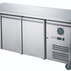 FED-X S/S Three Door Bench Freezer XUB7F18S3V