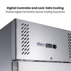 FED-X S/S Single Door Upright Fridge 600L XURC600SFV