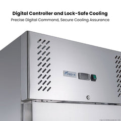 FED-X S/S Single Door Upright Freezer XURF600SFV