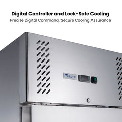 FED-X S/S Single Door Upright Freezer XURF650SFV