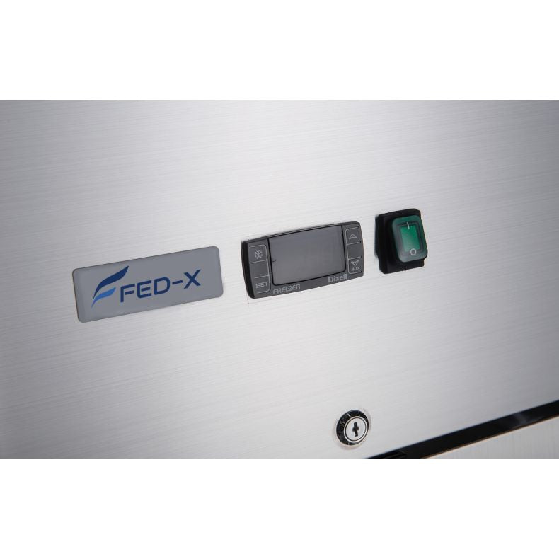 FED-X S/S Four Door Upright Fridge 1200L XURC1200S2V
