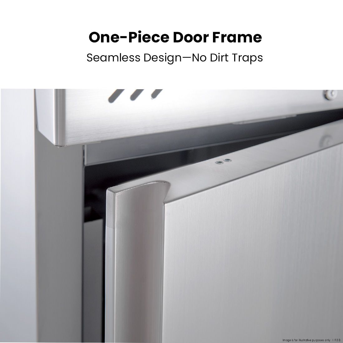FED-X S/S Four Door Upright Freezer XURF1200S2V