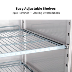 FED-X S/S Four Door Upright Freezer XURF1410S2V