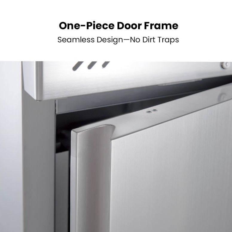 FED-X S/S Four Door Upright Freezer XURF1410S2V