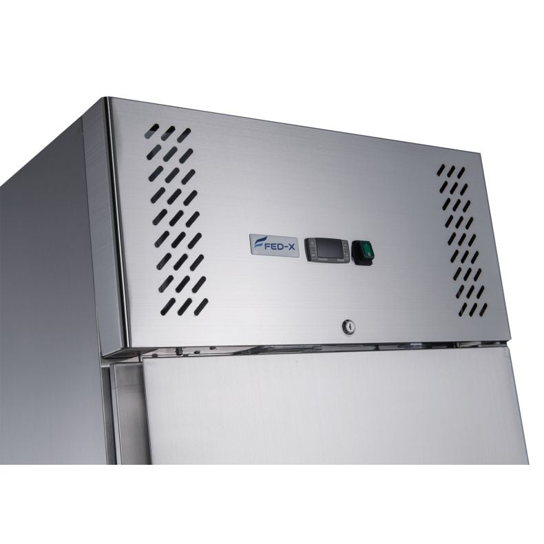 FED-X S/S Two Door Upright Freezer XURF600S1V