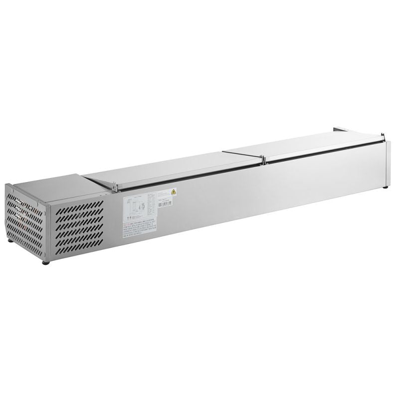 FED-X Salad Bench With Stainless Steel Lids XVRX1800/380S