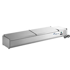 FED-X Salad Bench With Stainless Steel Lids XVRX1800/380S