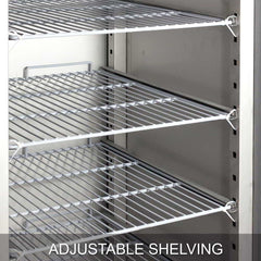 AG 650 Litre Upright Stainless Steel Door Fridge