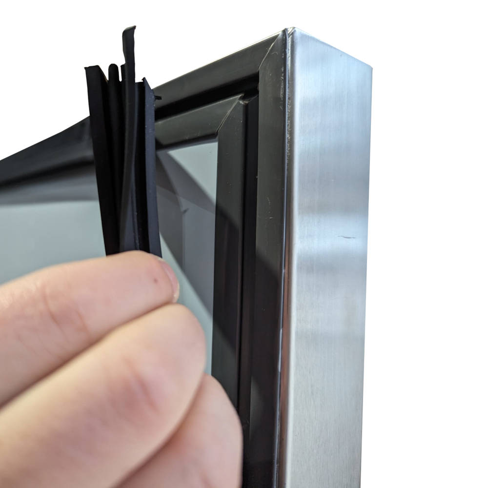AG 1300 Litre Upright Double Door Stainless Steel Door Fridge