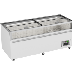 Thermaster 900L Supermarket Island Freezer With Glass Sliding Lids ZCD-L210G