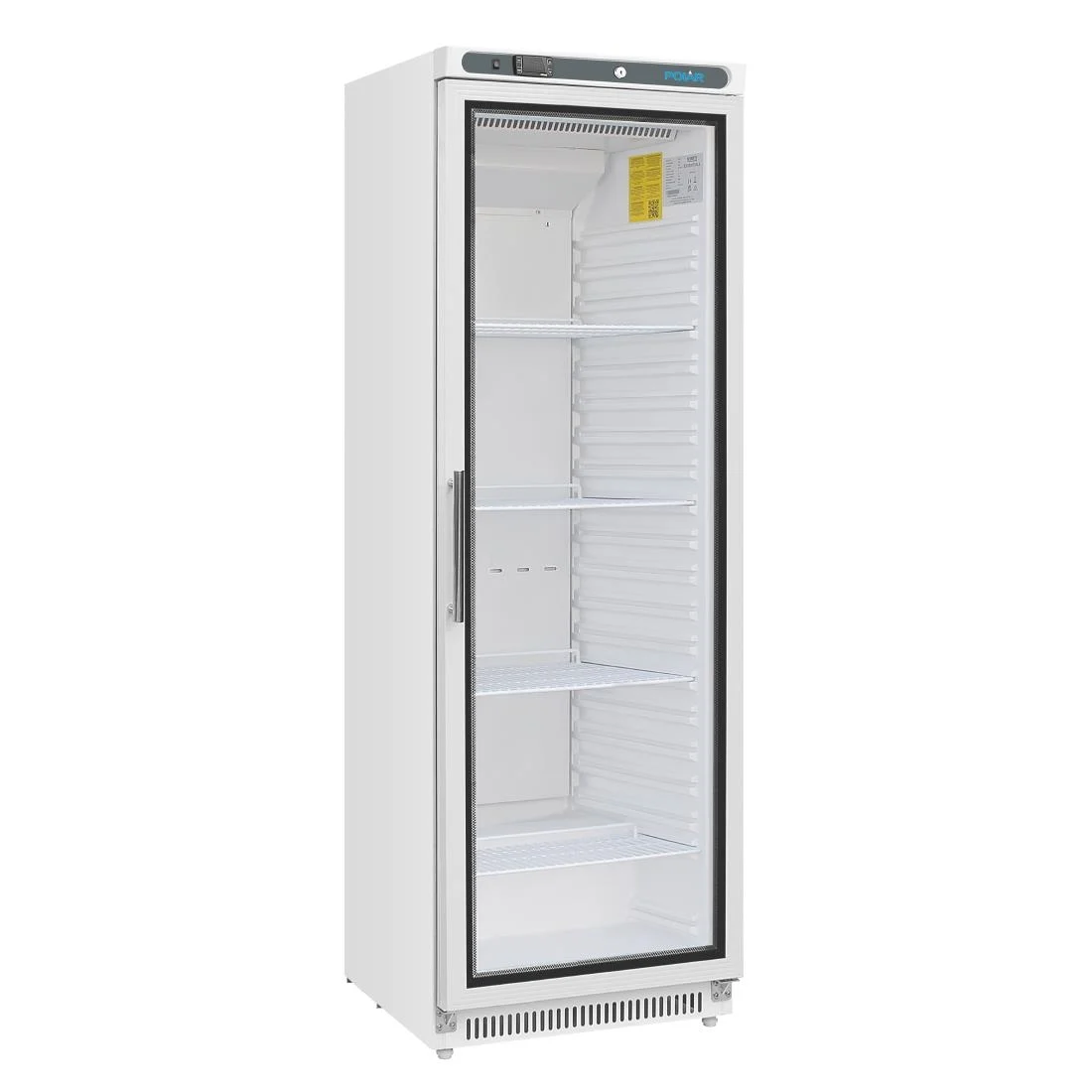 Polar C-Series Upright Display Fridge White 400Ltr - Atlantic Equipment