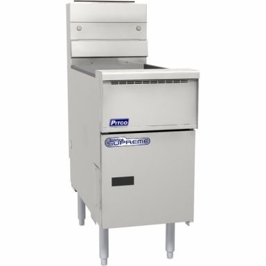 Pitco SSH75 SSTC Solstice Supreme Natural Fryer Gas Triple Baskets With ...