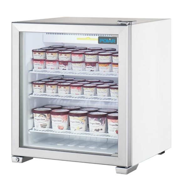 counter top display freezer